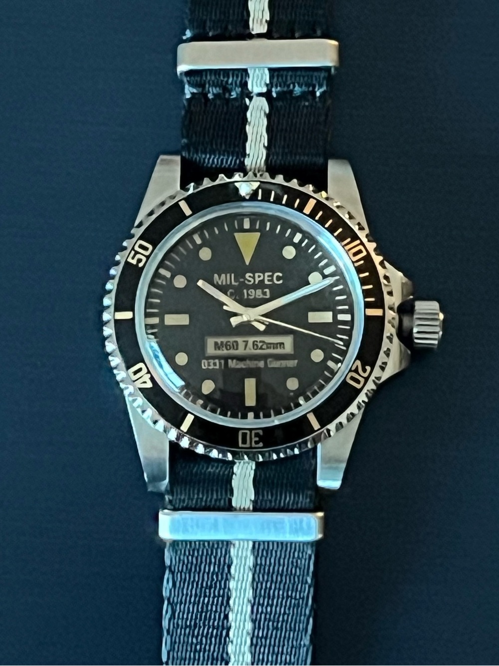 Military NCO M60 Machine gunner watch